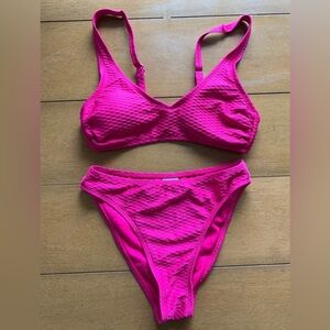 Hot Pink Bikini 2 Piece Set 🌴